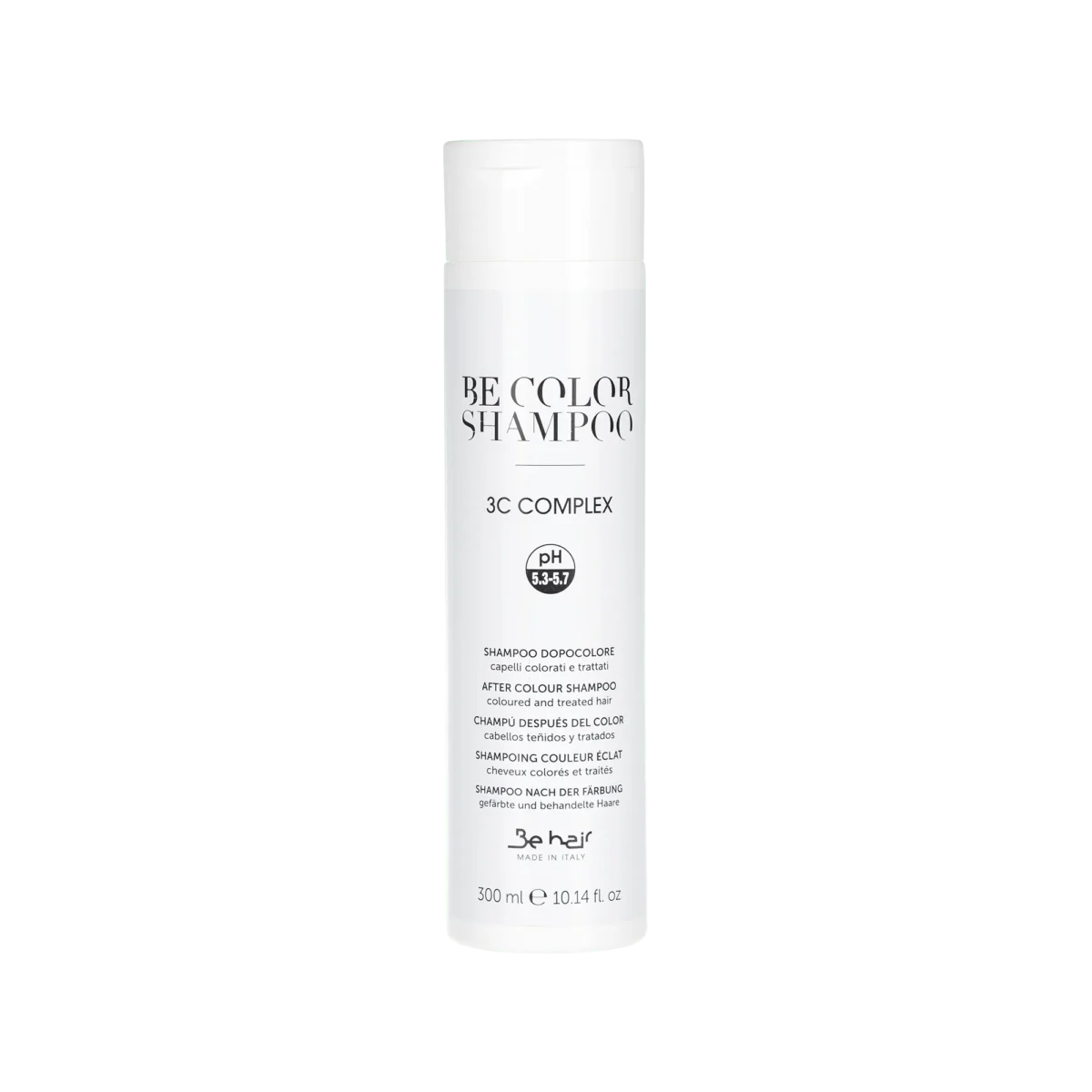 2xjeda_be_hair_be_color_after_color_shampoo_8008277312217.webp BE HAIR BE COLOR puoselėjantis šampūnas dažytiems plaukams 300 ml. - Image 1