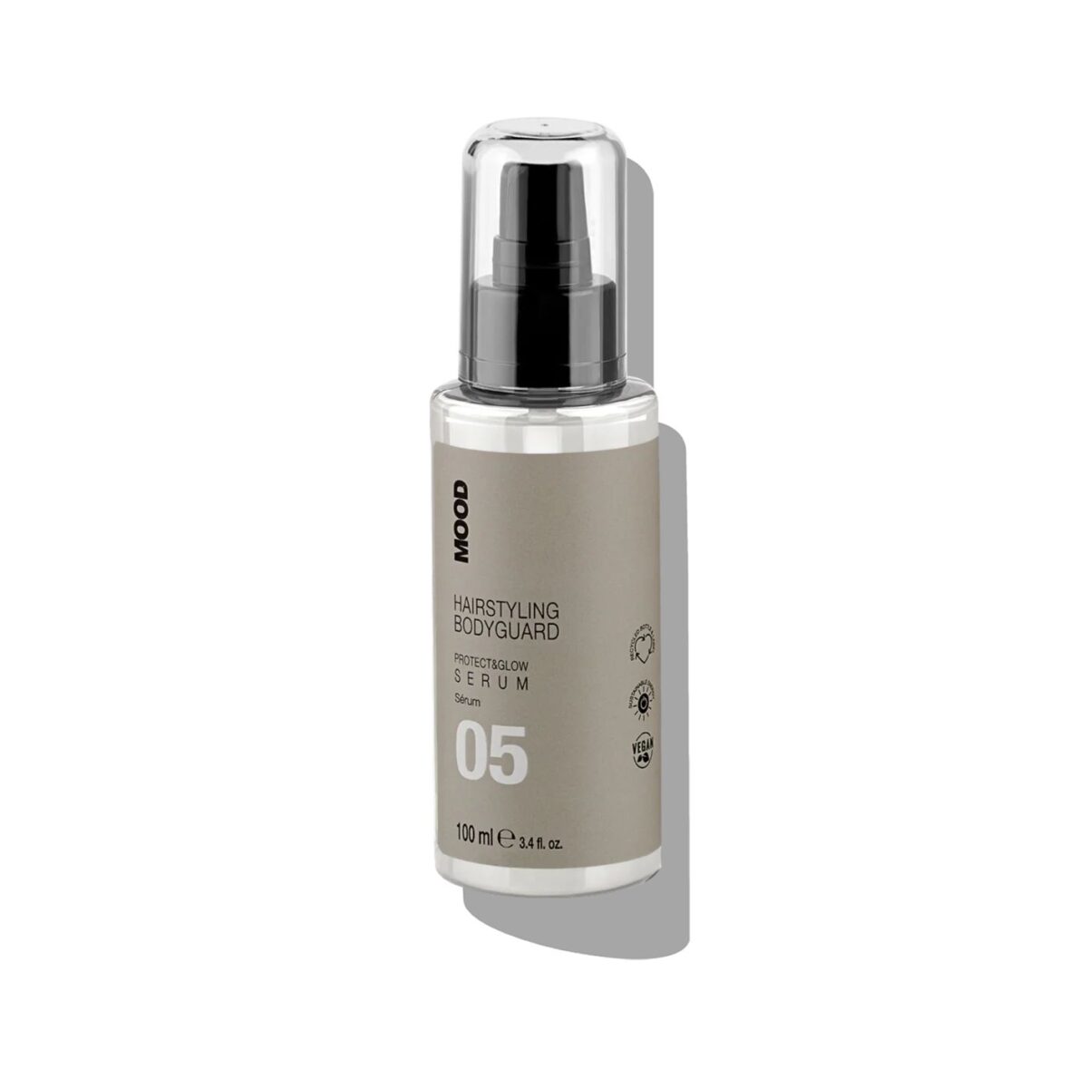 MOOD PROTECT&GLOW žvilgesio ir švelnumo suteikiantis serumas plaukams 100ml. - Image 1