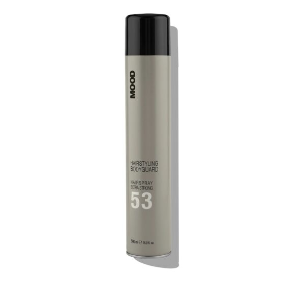 MOOD EXTRA STRONG ypač stiprios fiksacijos plaukų lakas 500ml.