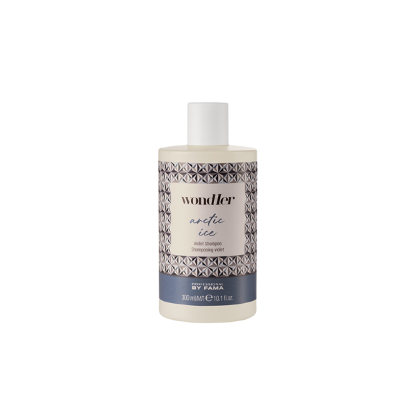 PBF WondHer ARCTIC ICE šampūnas, neutralizuojantis nepageidaujamus šiltus  tonus šviesiuose plaukuose 300 ml.