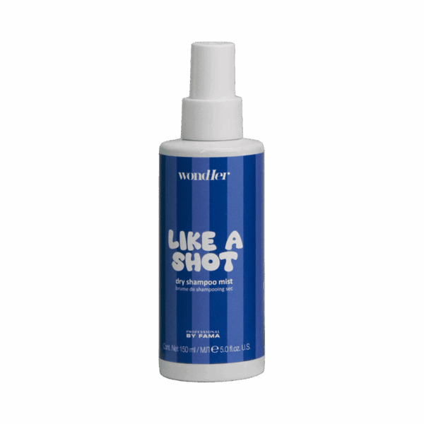 PBF WondHer LIKE A SHOT dvifazis greitai džiūstantis sausas šampūnas su apsauga nuo karščio iki 230°C 150ml.