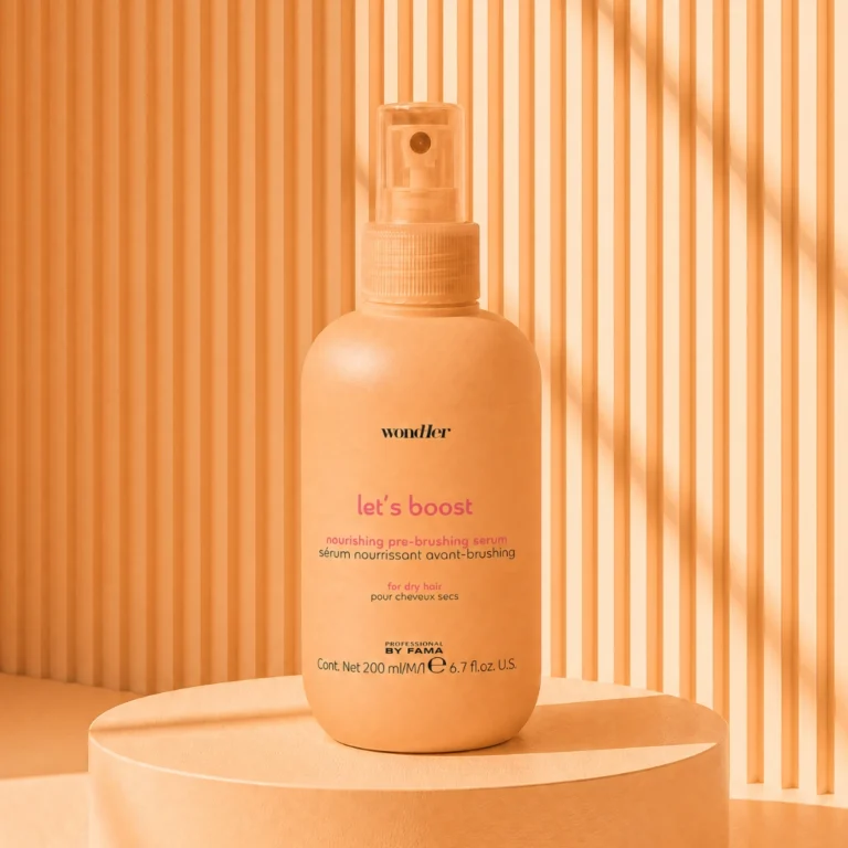 PBF WondHer LET'S BOOST NOURISHING LEAVE-IN nenuskalaujamas, šiluma aktyvuojamas purškiklis 200ml.